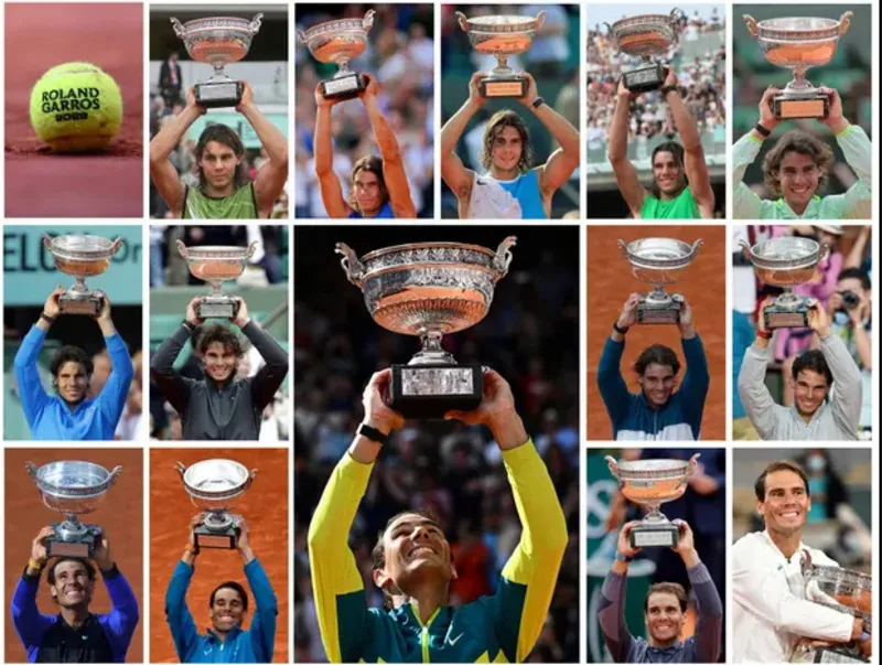 Rafael Nadal là cái tên gắn liền với Roland-Garros nhờ thành tích phi thường trên mặt sân đất nện.